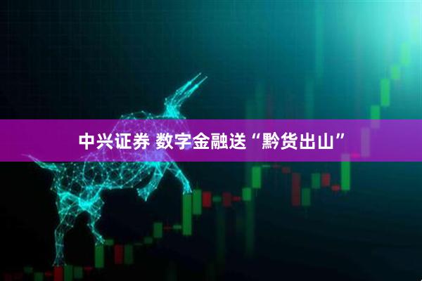 中兴证券 数字金融送“黔货出山”