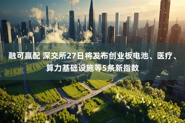 融可赢配 深交所27日将发布创业板电池、医疗、算力基础设施等5条新指数