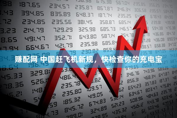 赚配网 中国赶飞机新规，快检查你的充电宝